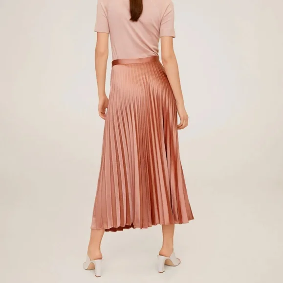 🔥Last 3🔥MANGO  Pleated Maxi skirt - Picture 6 of 8